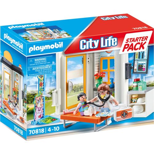 4008789708182 - Playmobil City Life Starter Pack Kinderärztin - Krankenhaus - Junge Mädchen - 4 Jahr(e) - Mehrfarbig - Kunststoff (70818)