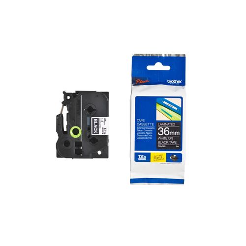 4977766698009 - P-touch Schriftband TZe-365 36mm x 8m weiß schwarz laminiert selbstklebend 4977766698009 Brother 4977766698009 - P-touch Schriftband TZe-365 36mm x 8m weiß schwarz laminiert selbstklebend 4977766698009 Brother