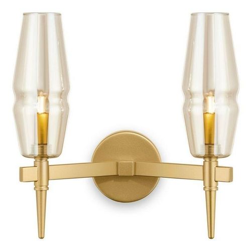 4251110044507 - Maytoni Lighting - Lita Wandkerzenlampe Matt Gold 2-flammig G9