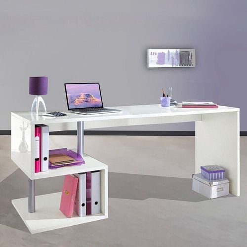 8054117992828 - Ahd Amazing Home Design - Modernes Design Büro Schreibtisch Holz 180x60cm weiß Esse 2