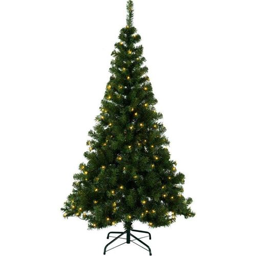 9008606226382 - Künstlicher Weihnachtsbaum Weihnachtsdeko OTTAWA künstlicher Christbaum Tannenbaum Weihnachtsbäume Gr Höhe 180 cm grün Kunstweihnachtsbäume Künstliche Weihnachtsbäume mit LED Beleuchtung