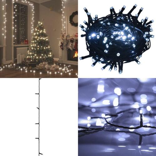 8721115765494 - LED-Lichterkette mit 150 LEDs Kaltweiß 15 m PVC - LED-Lichterkette - LED-Lichterketten - Home & Living