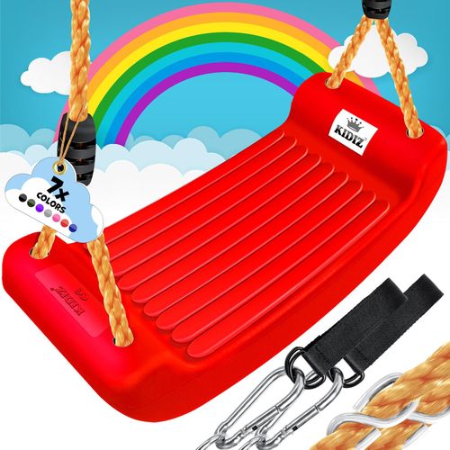 4255598311571 - KIDIZ® Schaukel Kinderschaukel Set - Ink Zubehör Schaukelsitz Schaukelbrett Garten Outdoor Indoor Brettschaukel für Kinder zum Schaukeln aus Kunststoff Höhenverstellbar Rutschfest 4255598311571 - KIDIZ® Schaukel Kinderschaukel Set - Ink Zubehör Schaukelsitz Schaukelbrett Garten Outdoor Indoor Brettschaukel für Kinder zum Schaukeln aus Kunststoff Höhenverstellbar Rutschfest
