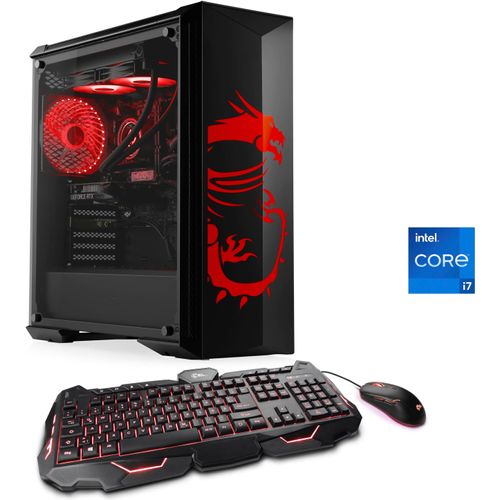 4061474211251 - CSL Gaming-PC HydroX V29564 MSI Dragon Advanced Edition Computer Gr Microsoft Windows 11 Home (64 Bit) 16 GB RAM 1000 GB SSD schwarz Gaming PCs