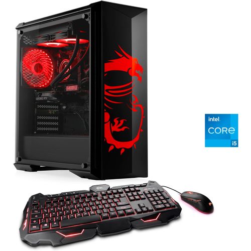 4061474210384 - CSL Gaming-PC HydroX V29555 MSI Dragon Advanced Edition Computer Gr Microsoft Windows 11 Home (64 Bit) 16 GB RAM 500 GB SSD schwarz Gaming PCs