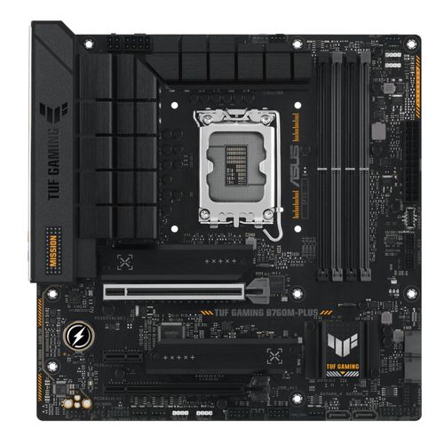 4711387139349 - ASUS TUF GAMING B760M-PLUS (V2) Mainboard - Intel B760 - Intel LGA1700 socket - DDR5 RAM - Micro-ATX