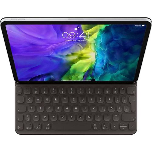 0190199568273 - Smart Keyboard Folio Tablet-Tastatur schwarz geeignet für iPad Air 4 Gen (2020) iPad Air 5 Gen (2022) iPad Pro 11 1 Gen (2018) iPad Pro 11 2 Gen (2020)