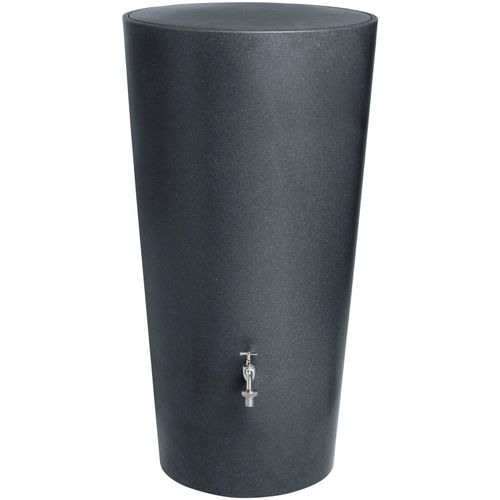 5905197571652 - Regenwassertank ARVES grau (anthrazit) H110cm Ø60cm Kunststoff Regentonnen 5905197571652 - Regenwassertank ARVES grau (anthrazit) H110cm Ø60cm Kunststoff Regentonnen