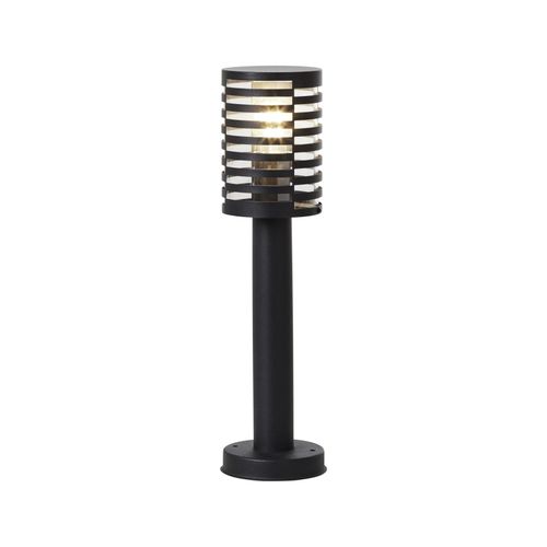 4004353386435 - BRILLIANT Lampe Venlo Außensockelleuchte 50cm schwarz matt Edelstahl Kunststoff 1x A60 E27 40WNormallampen (nicht enthalten) - schwarz