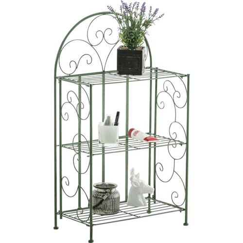 4251152670924 - ROSA stabiles Standregal im Landhausstil I Klappbares Eisenregal mit 3 Regalböden I In verschiedenen Farben erhältlich