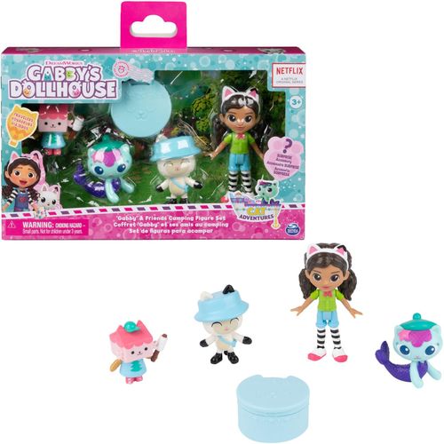 0778988469262 - DreamWorks Gabbys Dollhouse Cat Adventures - Camping Figuren Set Spielfigur