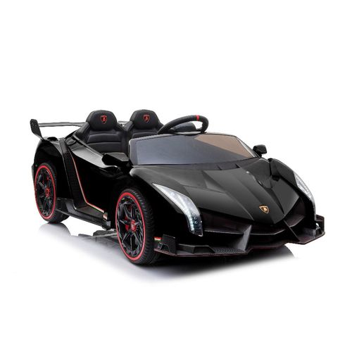 4066708827963 - Elektro-Kinderauto Lamborghini Veneno Doppelsitzer weiss - Kinderauto - Elektroauto - Ledersitz und Sicherheitsgurt