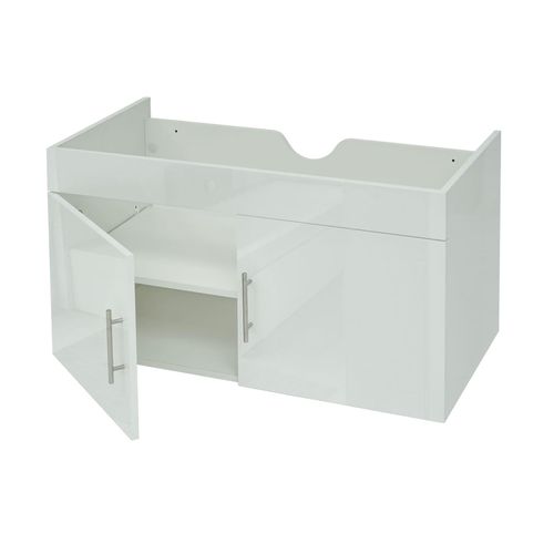 4057651395104 - Waschbeckenunterschrank MCW-D16 Waschtischunterschrank Waschtisch Unterschrank Badmöbel MVG hochglanz 90cm ~ weiß 4057651395104 - Waschbeckenunterschrank MCW-D16 Waschtischunterschrank Waschtisch Unterschrank Badmöbel MVG hochglanz 90cm ~ weiß