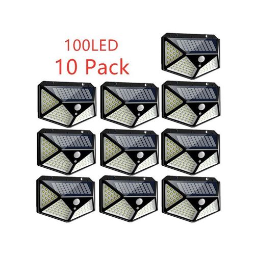 9339272505908 - Highsam - Solarlampen 100LED IP65 Wasserdicht Outdoor - 10er Pack