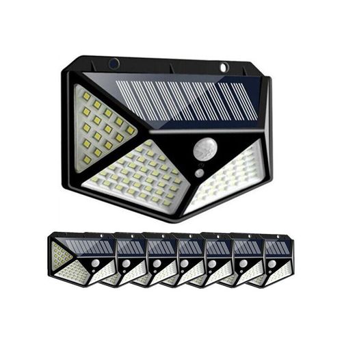 9339272880890 - Highsam - Solarlampen 100LED IP65 Wasserdicht Outdoor - 8er Pack