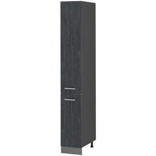 4066731405046 - Livinity Apothekerhochschrank R-Line Schwarz Beton Anthrazit 30 cm