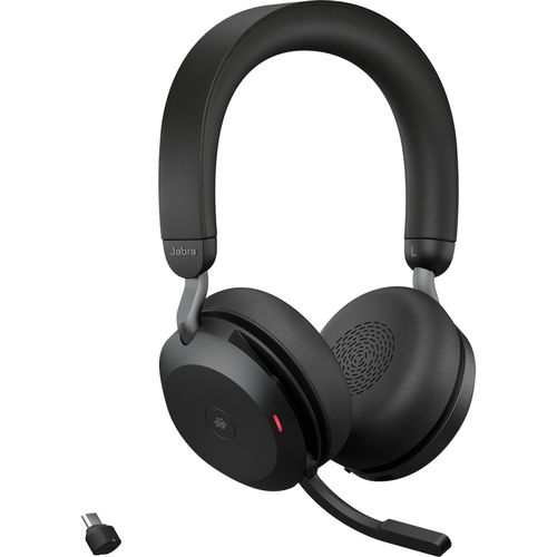 5706991024340 - Evolve2 75 Telefon Over Ear Headset Bluetooth® kabelgebunden Schwarz Batterieladeanzeige Mikrofon-Stummschaltung 5706991024340 - Evolve2 75 Telefon Over Ear Headset Bluetooth® kabelgebunden Schwarz Batterieladeanzeige Mikrofon-Stummschaltung