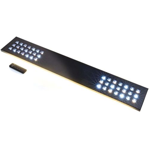 4039222349921 - Led Deckenleuchte iLand - Deckenlampe mit direkter und indirekter Beleuchtung 2700K warmweiß - 6500K kaltweiß Metall Glas schwarz 230V - Wipo