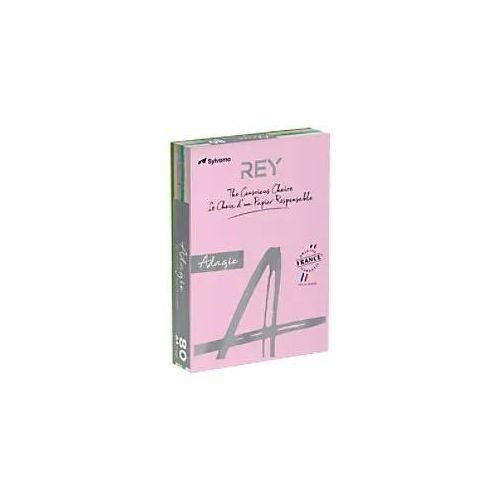 3141720137588 - Rey Adagio DIN A4 Farbiges Papier Farbig Sortiert 160 g m2 250 Blatt