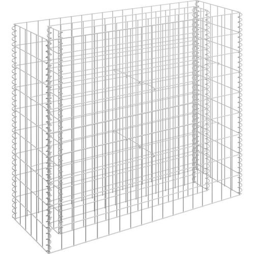 8719883734590 - Bonnevie - Gabionen-HochbeetGabionenkorb Verzinkter Stahl 90×30×90 cm vidaXL