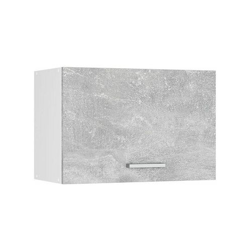 4251421934061 - Hängeschrank R-Line 60 cm Weiß Beton modern flach Vicco