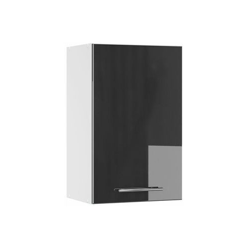 4251421944879 - Hängeschrank Fame-Line 45 cm Weiß Anthrazit Hochglanz modern Vicco