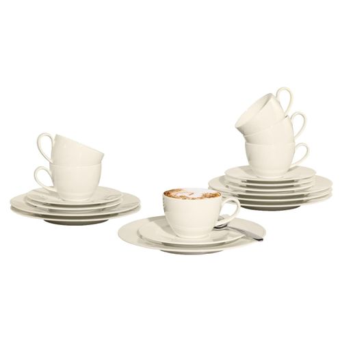 4052212081427 - Kaffeeservice SELTMANN WEIDEN Geschirr-Set Service Zoè Geschirr-Sets Gr 18 tlg beige (creme) Geschirr-Sets für 6 Personen zeitlose Formensprache Made in Germany 18 Teile 4052212081427 - Kaffeeservice SELTMANN WEIDEN Geschirr-Set Service Zoè Geschirr-Sets Gr 18 tlg beige (creme) Geschirr-Sets für 6 Personen zeitlose Formensprache Made in Germany 18 Teile
