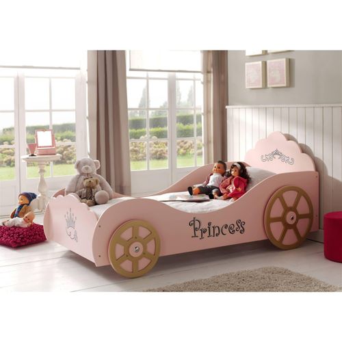 5420070207843 - VIPACK - Kutschenbett Liegefläche 90 x 200 cm rosa lackiert 5420070207843 - VIPACK - Kutschenbett Liegefläche 90 x 200 cm rosa lackiert