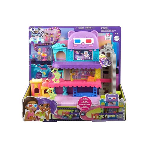 0194735149575 - HNT86 - Polly Pocket - Drive-In Autokino auf zwei Ebenen mit Spielfiguren & weitere tolle Accessoires 0194735149575 - HNT86 - Polly Pocket - Drive-In Autokino auf zwei Ebenen mit Spielfiguren & weitere tolle Accessoires