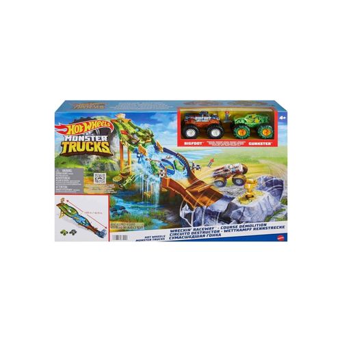 0194735085125 - HJG32 - Hot Wheels - Monster Trucks - Rennstrecke mit 2 Fahrzeugen 0194735085125 - HJG32 - Hot Wheels - Monster Trucks - Rennstrecke mit 2 Fahrzeugen