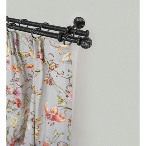9002777199452 - Gardinenstange GARESA ESPERANCA Gardinenstangen Gr L 450 cm Ø 16 mm 1 St 2 läufig schwarz Kinder Gardinenstangen für rustikale Vorhanggarnitur verlängerbar Eisen Endk Kugel m Ringe 9002777199452 - Gardinenstange GARESA ESPERANCA Gardinenstangen Gr L 450 cm Ø 16 mm 1 St 2 läufig schwarz Kinder Gardinenstangen für rustikale Vorhanggarnitur verlängerbar Eisen Endk Kugel m Ringe