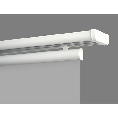 4015161059763 - Gardinenschiene Sileno Gardinenstangen Gr L 120 cm 3 läufig weiß Gardinenschienen Gardinenstangen