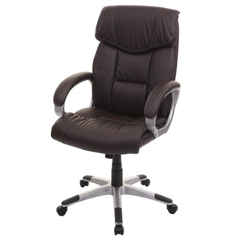 4057651402901 - Bürostuhl MCW-A71 Chefsessel Drehstuhl Kunstleder ~ coffee-braun 4057651402901 - Bürostuhl MCW-A71 Chefsessel Drehstuhl Kunstleder ~ coffee-braun