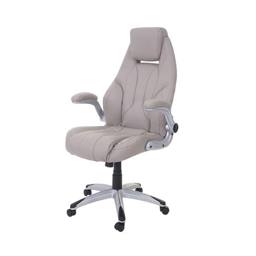 4057651173917 - Bürostuhl MCW-A65 Schreibtischstuhl Chefsessel Drehstuhl Kunstleder MVG-zertifiziert ~ taupe-grau 4057651173917 - Bürostuhl MCW-A65 Schreibtischstuhl Chefsessel Drehstuhl Kunstleder MVG-zertifiziert ~ taupe-grau