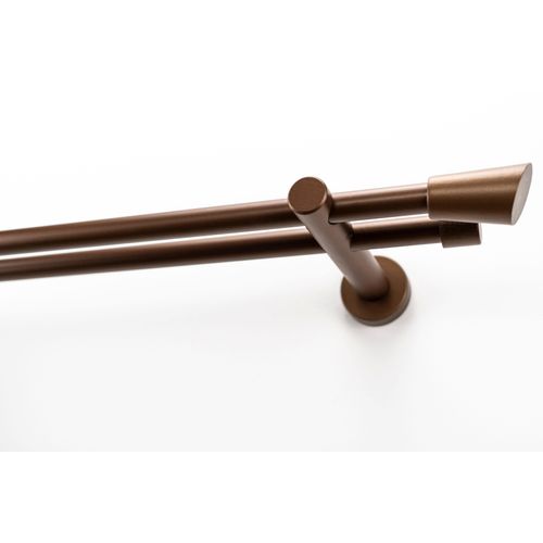 9002777206198 - Gardinenstange GARESA MOLIS Gardinenstangen Gr L 390 cm Ø 20 mm 2 läufig braun (bronzefarben) Kinder Gardinenstangen für Vorhanggarnitur verlängerbar Wandmontage Keil ohne Ringe 9002777206198 - Gardinenstange GARESA MOLIS Gardinenstangen Gr L 390 cm Ø 20 mm 2 läufig braun (bronzefarben) Kinder Gardinenstangen für Vorhanggarnitur verlängerbar Wandmontage Keil ohne Ringe