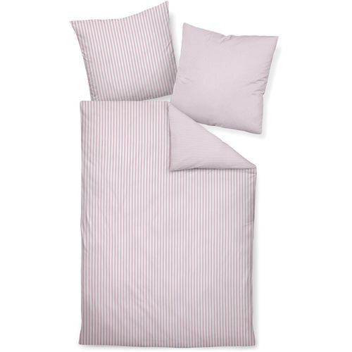 4065334090987 - Bettwäsche JANINE Edelflanell78060 21 135X20080x80 Gr B L 135 cm x 200 cm (1 St) B L 80 cm x 80 cm (1 St) Feinflanell rosa (kreiderosé) Bettwäsche 135x200 cm mit Reißverschluss