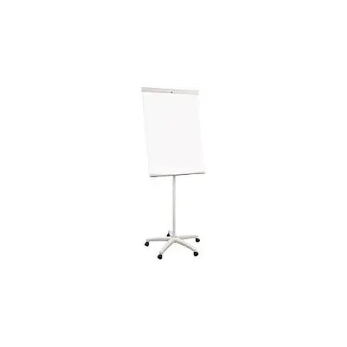 5907627362298 - Flipchart Feistehend Mobil mit Stifteablage Silber 5 Rollen? 700 x 1860 mm