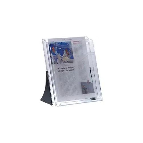 8429368213297 - Archivo 2000 Broschürenständer DIN A4 Hoch 24 (B) x 17 (T) x 31 (H) cm Transparent