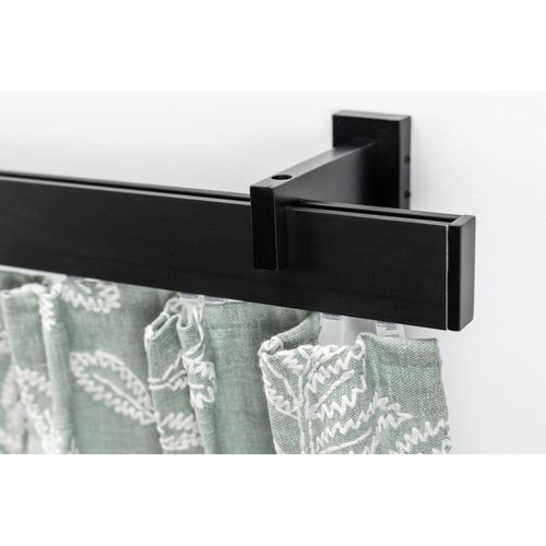 9002777152464 - Innenlaufschiene GARESA FLAT Gardinenstangen Gr L 150 cm 1 St 1 läufig schwarz Gardinenschienen Rechteckprofil Wandmontage perfekter Lauf modern verlängerbar 9002777152464 - Innenlaufschiene GARESA FLAT Gardinenstangen Gr L 150 cm 1 St 1 läufig schwarz Gardinenschienen Rechteckprofil Wandmontage perfekter Lauf modern verlängerbar