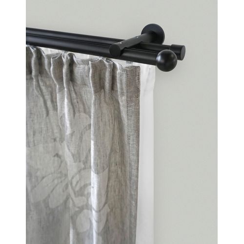 9002777255356 - Gardinenstange GARESA ORNELLA Gardinenstangen Gr L 270 cm Ø 20 mm 1 St 2 läufig schwarz Kinder Gardinenstangen für Vorhanggarnitur einfache Montage verlängerbar Wandmontage Kugel 9002777255356 - Gardinenstange GARESA ORNELLA Gardinenstangen Gr L 270 cm Ø 20 mm 1 St 2 läufig schwarz Kinder Gardinenstangen für Vorhanggarnitur einfache Montage verlängerbar Wandmontage Kugel