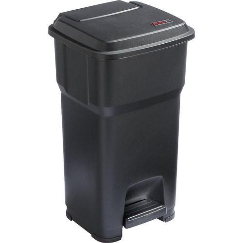 4052021000374 - Tretabfalleimer Kunststoff 60 l Schwarz Rothopro Abfalleimer - Farbe Abfallbehälter schwarz