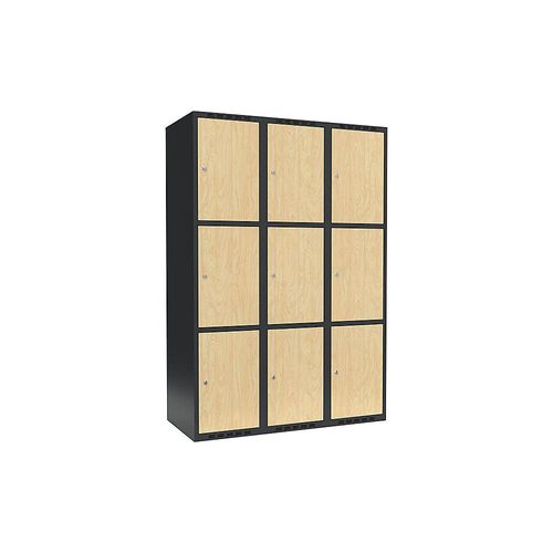 7042424846546 - 3er-Schließfachschrank Fydor 3 Abteile grau Birke B 1200 mm 3 Abteile flache Dachform Zylinderschloss 7042424846546 - 3er-Schließfachschrank Fydor 3 Abteile grau Birke B 1200 mm 3 Abteile flache Dachform Zylinderschloss