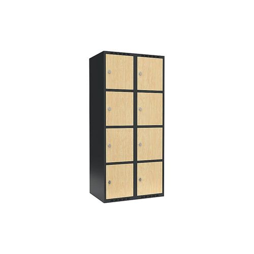 7042424830729 - 4er-Schließfachschrank Fydor 2 Abteile grau Birke B 800 mm 2 Abteile flache Dachform Vorhängeschloss 7042424830729 - 4er-Schließfachschrank Fydor 2 Abteile grau Birke B 800 mm 2 Abteile flache Dachform Vorhängeschloss