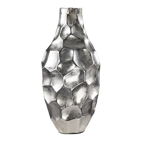 4251854718900 - riess-ambiente Vase ORGANIC ORIENT - 45cm silber Hammerschlag Design 4251854718900 - riess-ambiente Vase ORGANIC ORIENT - 45cm silber Hammerschlag Design