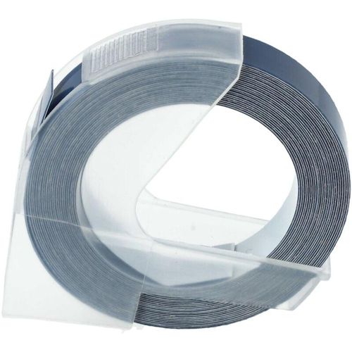 4068201933486 - 1x 3D Prägeband-Schriftband-Kassette kompatibel mit Dymo Omega Home S0717930 Etiketten-Drucker 3m x 9mm Weiß auf Blau - Vhbw