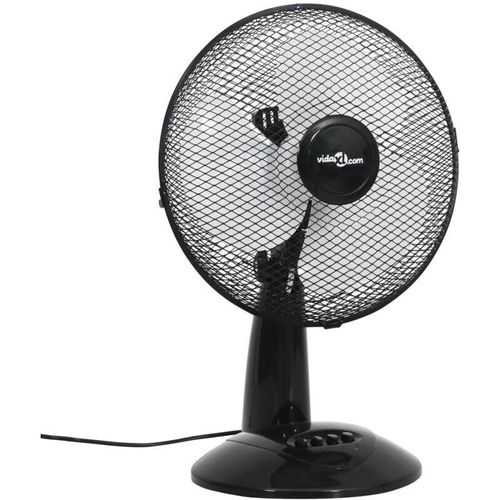 8720286113776 - Bonnevie - Tischventilator 3 Geschwindigkeiten 30 cm 40 w Schwarz vidaXL895179