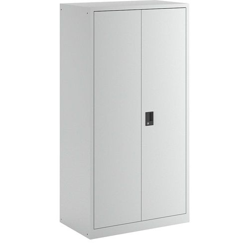 4047417506646 - LISTA Flügeltürenschrank HxBxT 1950 x 1000 x 580 mm Leergehäuse mit Trennwand lichtgrau 4047417506646 - LISTA Flügeltürenschrank HxBxT 1950 x 1000 x 580 mm Leergehäuse mit Trennwand lichtgrau