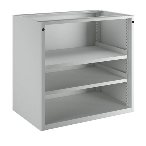 4014641155698 - Schrank für Material- und Werkzeugausgabetheke 2 Fachböden grau ANKE
