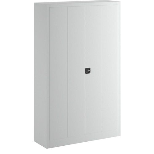 4055479003447 - - Falttürenschrank Vollblechtüren 4 verzinkte Böden BxTxH 1200x400x1950 mm ral 7035 4055479003447 - - Falttürenschrank Vollblechtüren 4 verzinkte Böden BxTxH 1200x400x1950 mm ral 7035