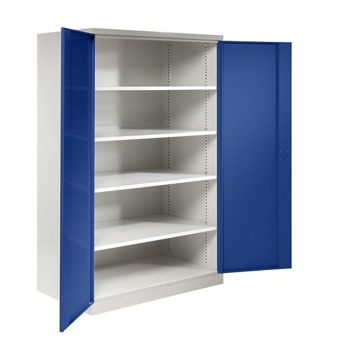 4061753275448 - eurokraft pro Flügeltürschrank XXL Breite 1200 mm Tür enzianblau